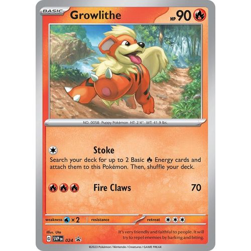 Growlithe - 024 (024) (SV: Scarlet & Violet Promo Cards) - PokéBox Australia
