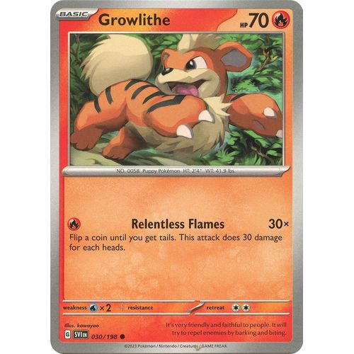 Growlithe (030/198) [SV01: Scarlet & Violet Base Set] - PokéBox Australia