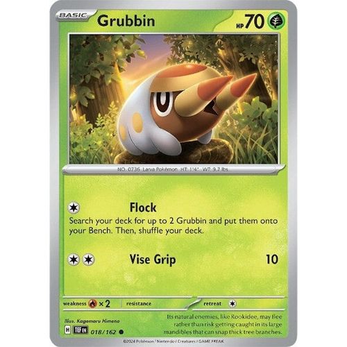 Grubbin (018/162) [SV05: Temporal Forces] - PokéBox Australia