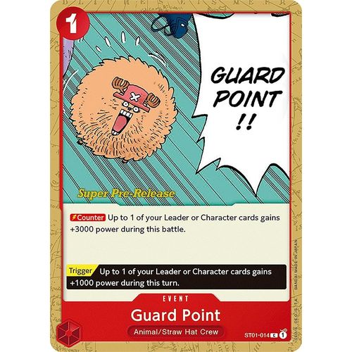Guard Point (ST01 - 014) [Super Pre - Release Starter Deck 1: Straw Hat Crew] - PokéBox Australia