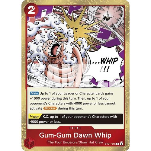Gum - Gum Dawn Whip (ST21 - 016) [Starter Deck EX: Gear 5] - PokéBox Australia