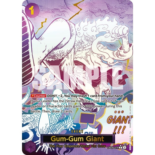 Gum - Gum Giant (Manga) (OP09 - 078) (Premium Booster - The Best - Vol. 2) - PokéBox Australia