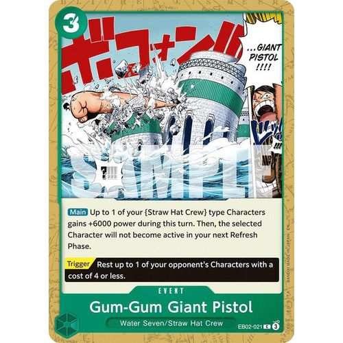 Gum - Gum Giant Pistol (EB02 - 021) (Extra Booster: Anime 25th Collection) - PokéBox Australia