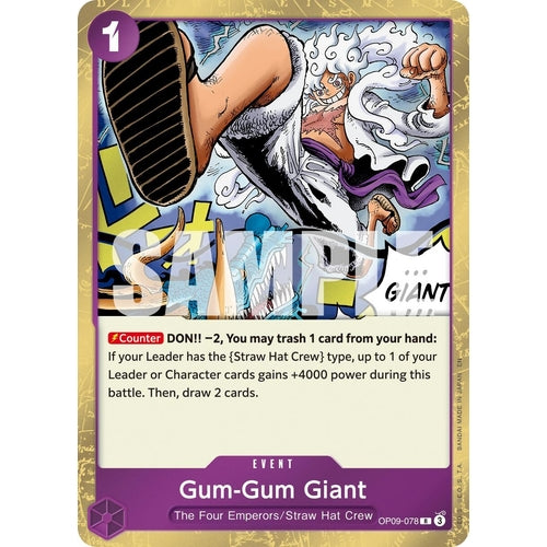 Gum - Gum Giant (Reprint) (OP09 - 078) (Premium Booster - The Best - Vol. 2) - PokéBox Australia