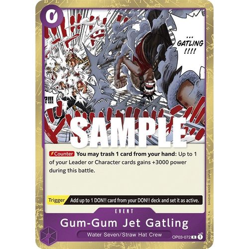 Gum - Gum Jet Gatling (OP03 - 072) [Pillars of Strength] - PokéBox Australia