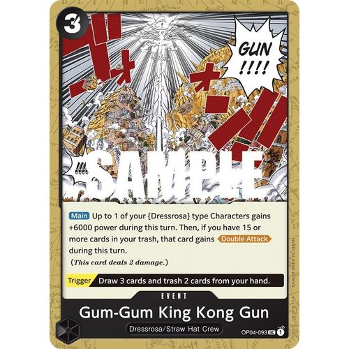 Gum - Gum King Kong Gun (OP04 - 093) [Kingdoms of Intrigue] - PokéBox Australia
