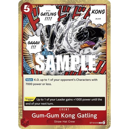 Gum - Gum Kong Gatling (ST10 - 016) [Ultra Deck: The Three Captains] - PokéBox Australia