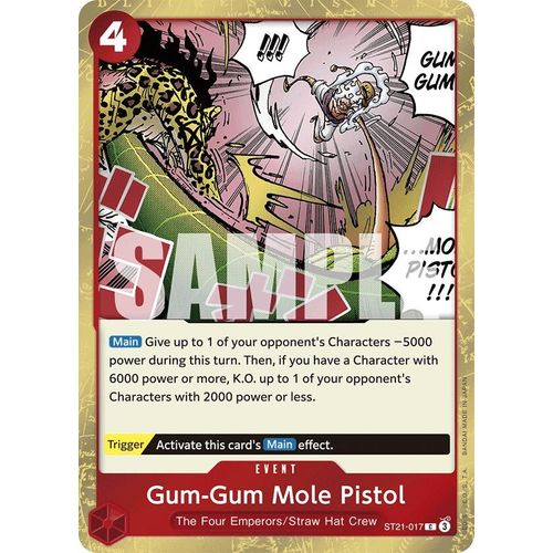 Gum - Gum Mole Pistol (ST21 - 017) [Starter Deck EX: Gear 5] - PokéBox Australia