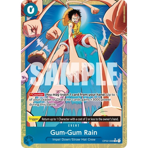Gum - Gum Rain (Alternate Art) (OP02 - 068) (Premium Booster - The Best - Vol. 2) (PRB - 02) - PokéBox Australia