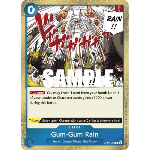 Gum - Gum Rain (OP02 - 068) [Paramount War] - PokéBox Australia
