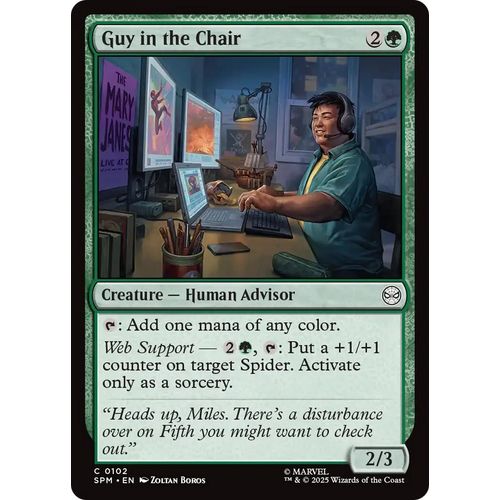 Guy in the Chair (102) (Marvel's Spider - Man) - PokéBox Australia