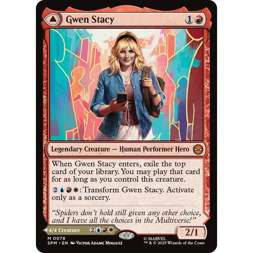 Gwen Stacy (78) (Marvel's Spider - Man) - PokéBox Australia