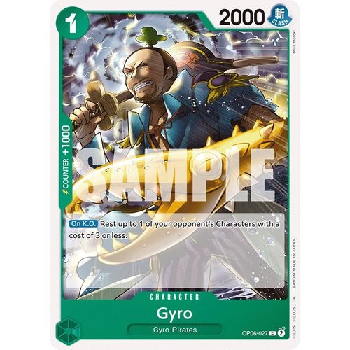 Gyro (OP06 - 027) [Wings of the Captain] - PokéBox Australia