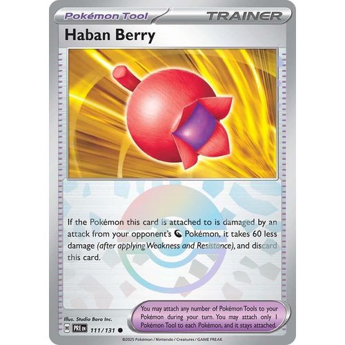 Haban Berry (Poke Ball Pattern) (111/131) [SV: Prismatic Evolutions] - PokéBox Australia