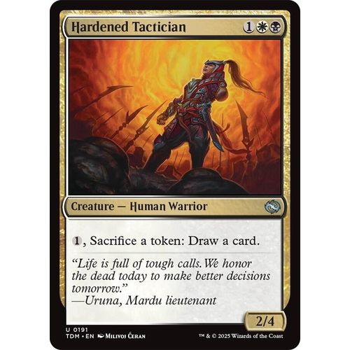 Hardened Tactician (191) (Tarkir: Dragonstorm) - PokéBox Australia