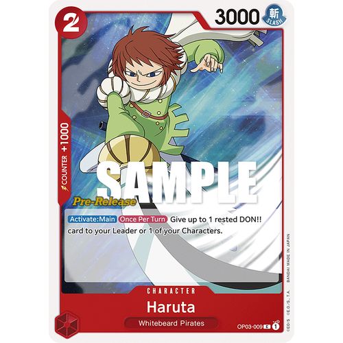 Haruta (OP03 - 009) [Pillars of Strength Pre - Release Cards] - PokéBox Australia