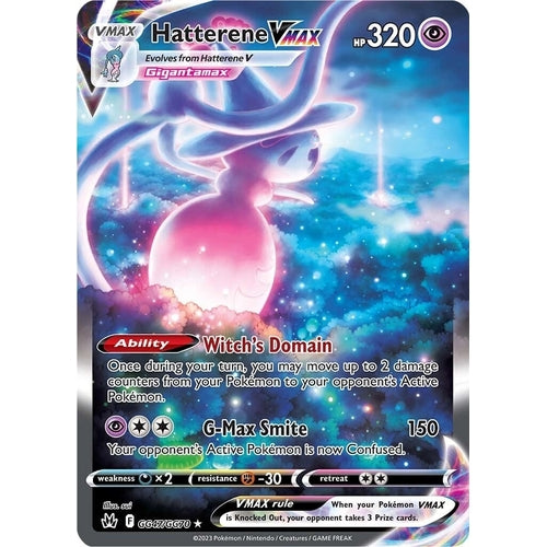 Hatterene VMAX (GG47/GG70) (Crown Zenith: Galarian Gallery) - PokéBox Australia