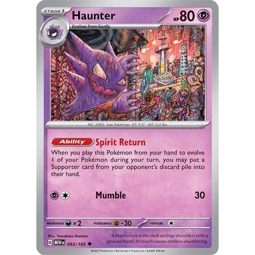 Haunter (093/165) [SV: Scarlet & Violet 151] - PokéBox Australia