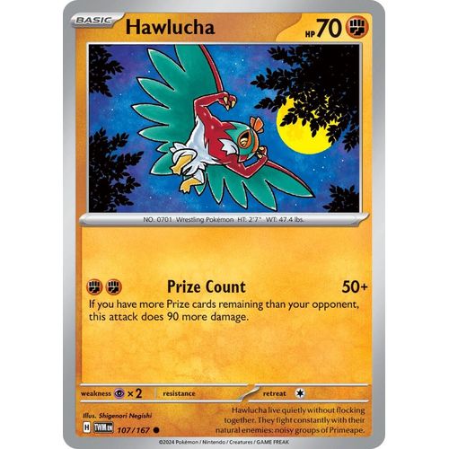 Hawlucha (107/167) [SV06: Twilight Masquerade] - PokéBox Australia