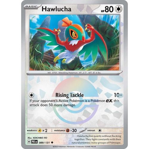 Hawlucha (Poke Ball Pattern) (089/131) [SV: Prismatic Evolutions] - PokéBox Australia