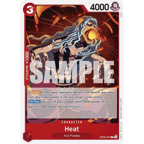 Heat (OP09 - 007) [Emperors in the New World] - PokéBox Australia