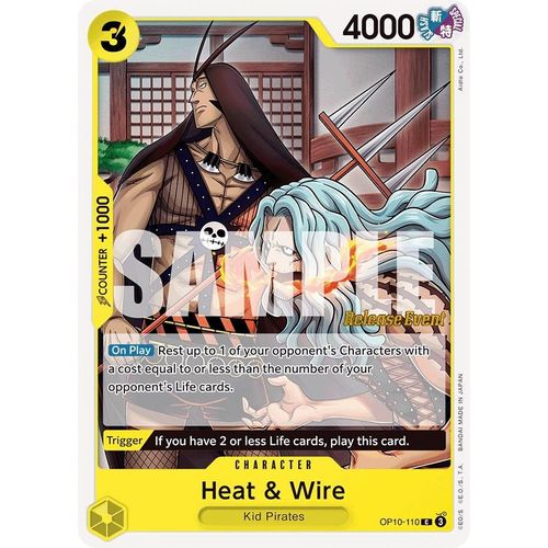 Heat & Wire (OP10 - 110) [Royal Blood Release Event Cards] - PokéBox Australia