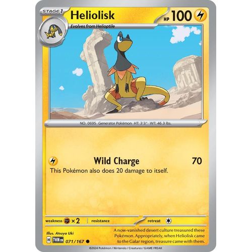 Heliolisk (071/167) [SV06: Twilight Masquerade] - PokéBox Australia