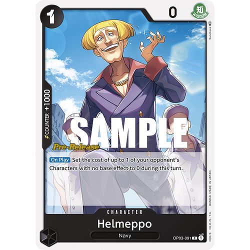 Helmeppo (OP03 - 091) [Pillars of Strength Pre - Release Cards] - PokéBox Australia