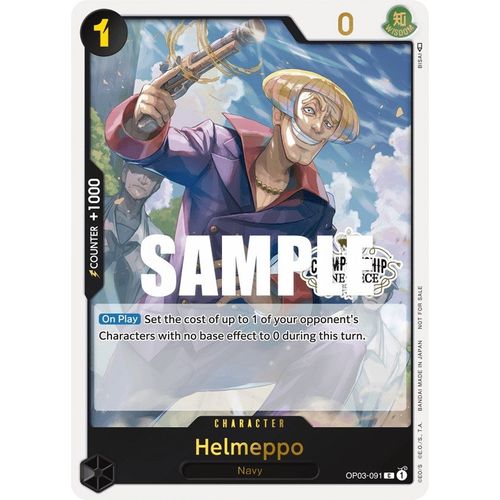 Helmeppo (Store Championship Participation Pack Vol. 2) (OP03 - 091) [One Piece Promotion Cards] - PokéBox Australia