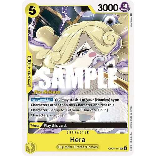 Hera (OP04 - 111) [Kingdoms of Intrigue Pre - Release Cards] - PokéBox Australia
