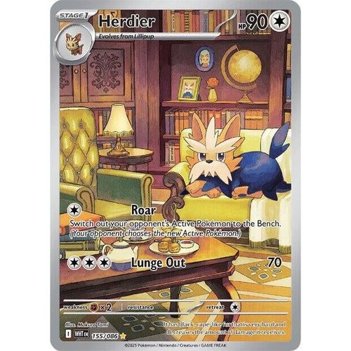 Herdier (155/086) (SV: White Flare) - PokéBox Australia