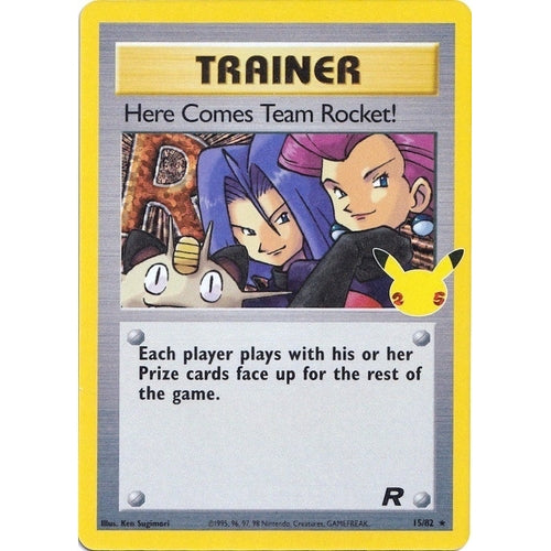 Here Comes Team Rocket! (15/82) (Celebrations: Classic Collection) - PokéBox Australia