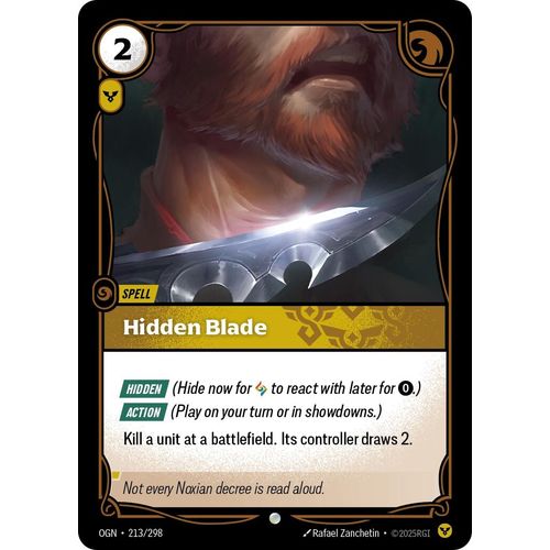 Hidden Blade (213/298) (Origins) - PokéBox Australia