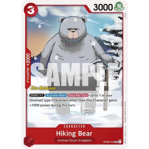 Hiking Bear (OP08 - 010) [Two Legends Pre - Release Cards] - PokéBox Australia