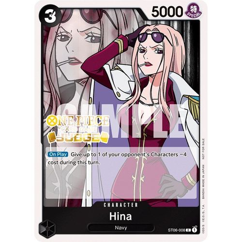 Hina (Judge Pack Vol. 3) (ST06 - 008) [One Piece Promotion Cards] - PokéBox Australia