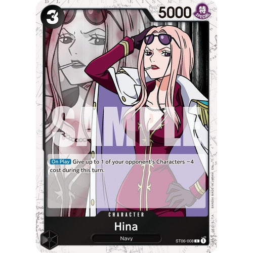 Hina (Pirate Foil) (ST06 - 008) (Premium Booster - The Best - Vol. 2) - PokéBox Australia