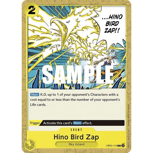 Hino Bird Zap (OP05 - 116) [Awakening of the New Era] - PokéBox Australia