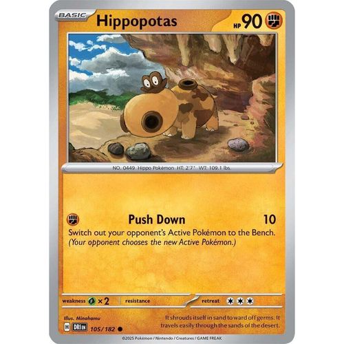 Hippopotas (105/182) (SV10: Destined Rivals) - PokéBox Australia