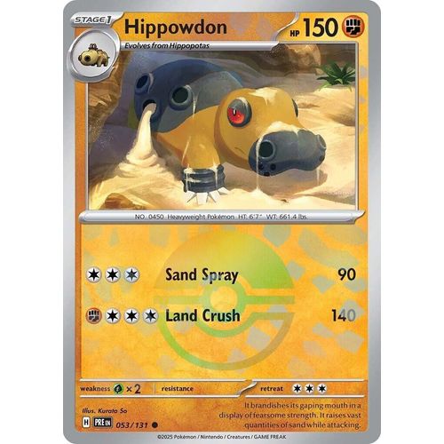 Hippowdon (Poke Ball Pattern) (053/131) [SV: Prismatic Evolutions] - PokéBox Australia