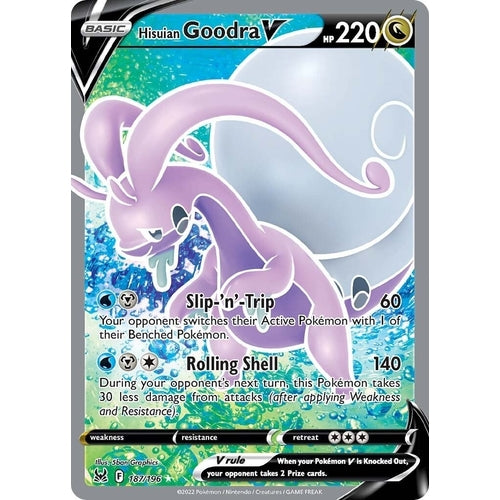 Hisuian Goodra V (Full Art) (187/196) (SWSH11: Lost Origin) - PokéBox Australia