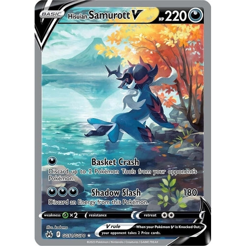 Hisuian Samurott V (GG51/GG70) (Crown Zenith: Galarian Gallery) - PokéBox Australia