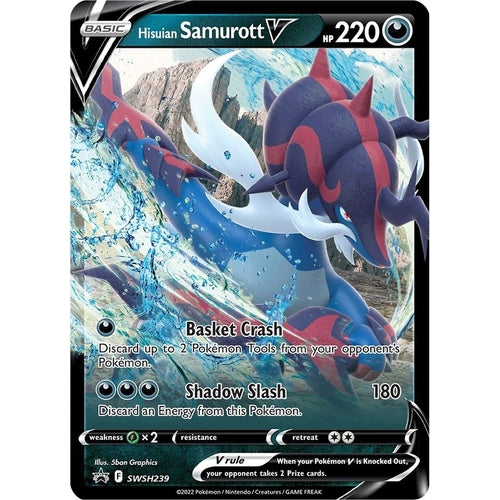Hisuian Samurott V - SWSH239 (SWSH239) (SWSH: Sword & Shield Promo Cards) - PokéBox Australia