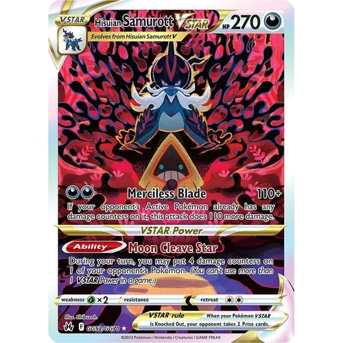 Hisuian Samurott VSTAR (GG52/GG70) (Crown Zenith: Galarian Gallery) - PokéBox Australia