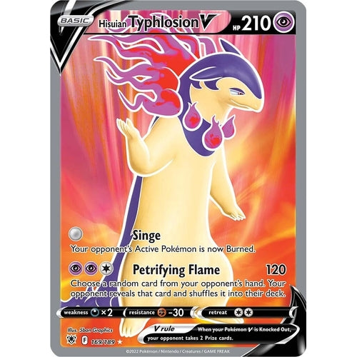Hisuian Typhlosion V (Full Art) (169/189) (SWSH10: Astral Radiance) - PokéBox Australia