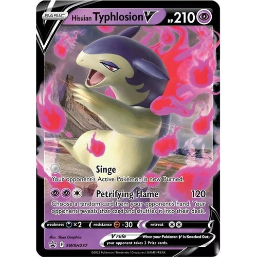 Hisuian Typhlosion V - SWSH237 (SWSH237) (SWSH: Sword & Shield Promo Cards) - PokéBox Australia