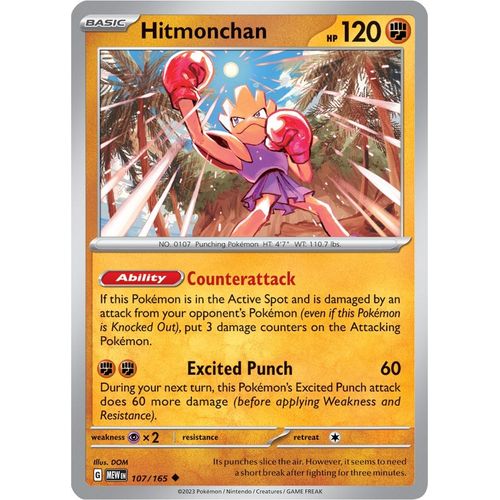 Hitmonchan (107/165) [SV: Scarlet & Violet 151] - PokéBox Australia