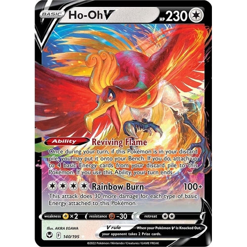 Ho - Oh V (140/195) (SWSH12: Silver Tempest) - PokéBox Australia
