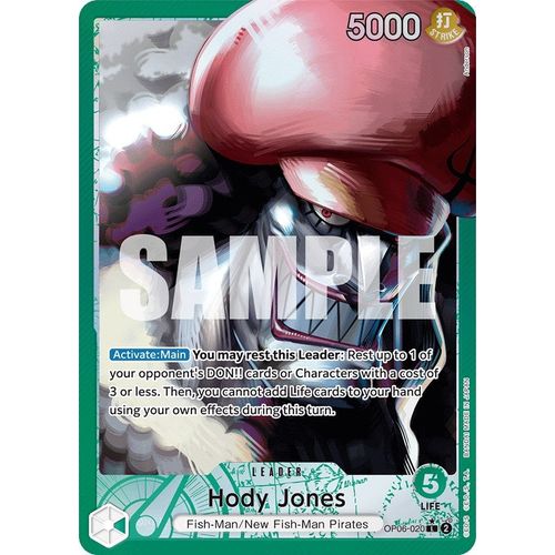 Hody Jones (020) (Alternate Art) (OP06 - 020) [Wings of the Captain] - PokéBox Australia