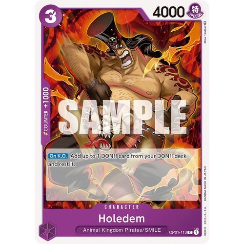 Holedem (OP01 - 113) [Romance Dawn] - PokéBox Australia