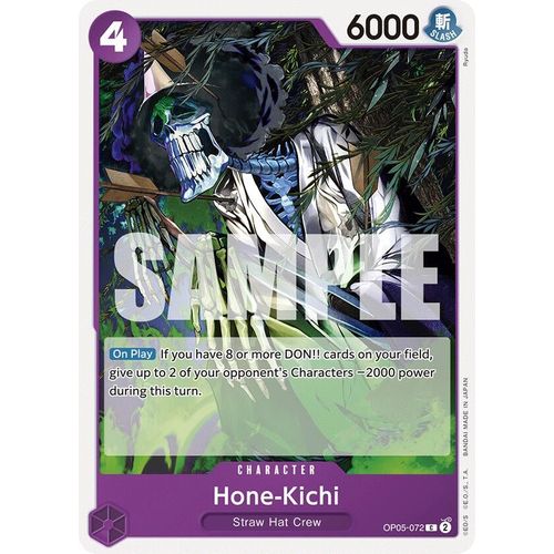Hone - Kichi (OP05 - 072) [Starter Deck 18: PURPLE Monkey.D.Luffy] - PokéBox Australia